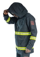 SafeSawa Maxima FR Alev Almaz Kapitoneli Kaban Lacivert