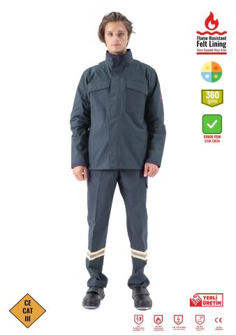 SafeSawa Maxima FR Alev Almaz Ceket Lacivert
