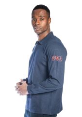 SafeSawa Maxima FR Alev Almaz Polo Yaka Sweatshirt Lacivert