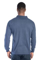 SafeSawa Maxima FR Alev Almaz Polo Yaka Sweatshirt Lacivert