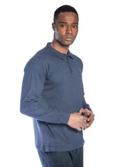 SafeSawa Maxima FR Alev Almaz Polo Yaka Sweatshirt Lacivert