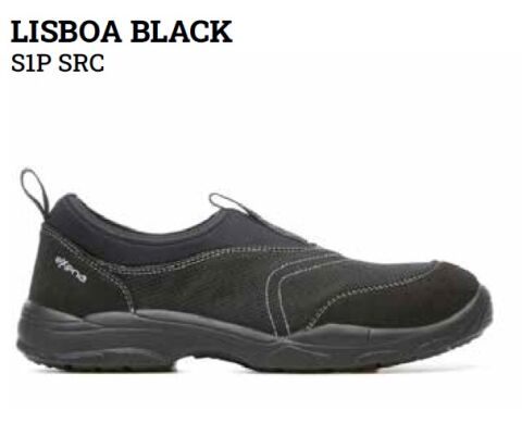 Exena C-Light Serisi Lisboa Black S1P SRC Kompozit Burun İş Ayakkabısı