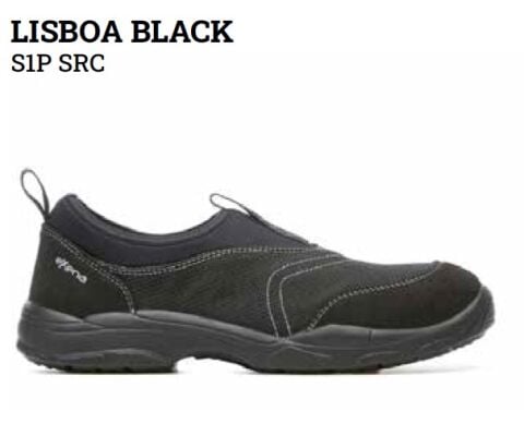 Exena C-Light Serisi Lisboa Black S1P SRC Kompozit Burun İş Ayakkabısı