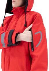 SafeSawa Arrowstar Softshell Mont Kırmızı Siyah