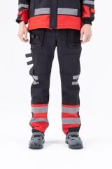 SafeSawa Arrowstar Softshell Pantolon Kırmızı Siyah