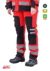 SafeSawa Arrowstar Softshell Pantolon Siyah Kırmızı