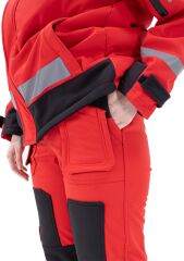 SafeSawa Arrowstar Softshell Pantolon Siyah Kırmızı