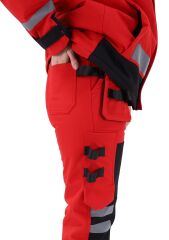 SafeSawa Arrowstar Softshell Pantolon Siyah Kırmızı