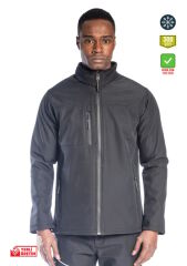 SafeSawa Dark Softshell Ceket Siyah