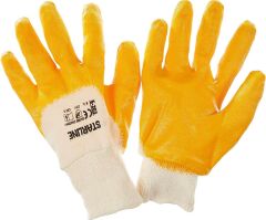 Starline E-203 3/4 Sarı Nitril Kaplı Pamuk Astarlı Montaj Eldiveni 2121X