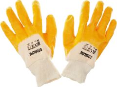 Starline E-203 3/4 Sarı Nitril Kaplı Pamuk Astarlı Montaj Eldiveni 2121X