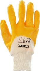Starline E-203 3/4 Sarı Nitril Kaplı Pamuk Astarlı Montaj Eldiveni 2121X