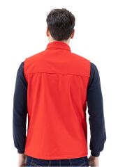 SafeSawa Dark Softshell Yelek Kırmızı