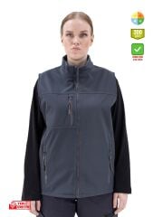 SafeSawa Dark Softshell Yelek Antrasit