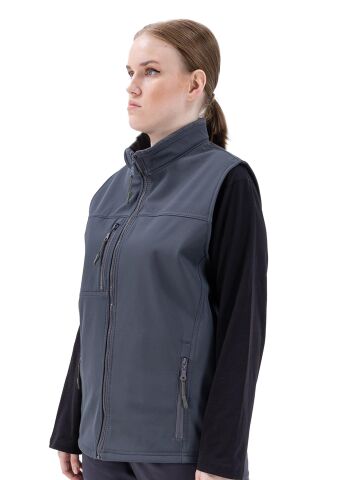 SafeSawa Dark Softshell Yelek Antrasit