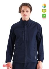 SafeSawa Dark Softshell Yelek Lacivert