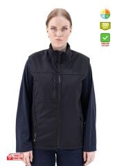 SafeSawa Dark Softshell Yelek Siyah