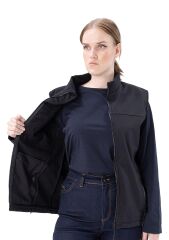 SafeSawa Dark Softshell Yelek Siyah