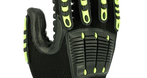 Starline E-125515 Polyester Astar - Köpük Kauçuk Vibrasyon Eldiveni EN ISO 10819 EN 388:3141A