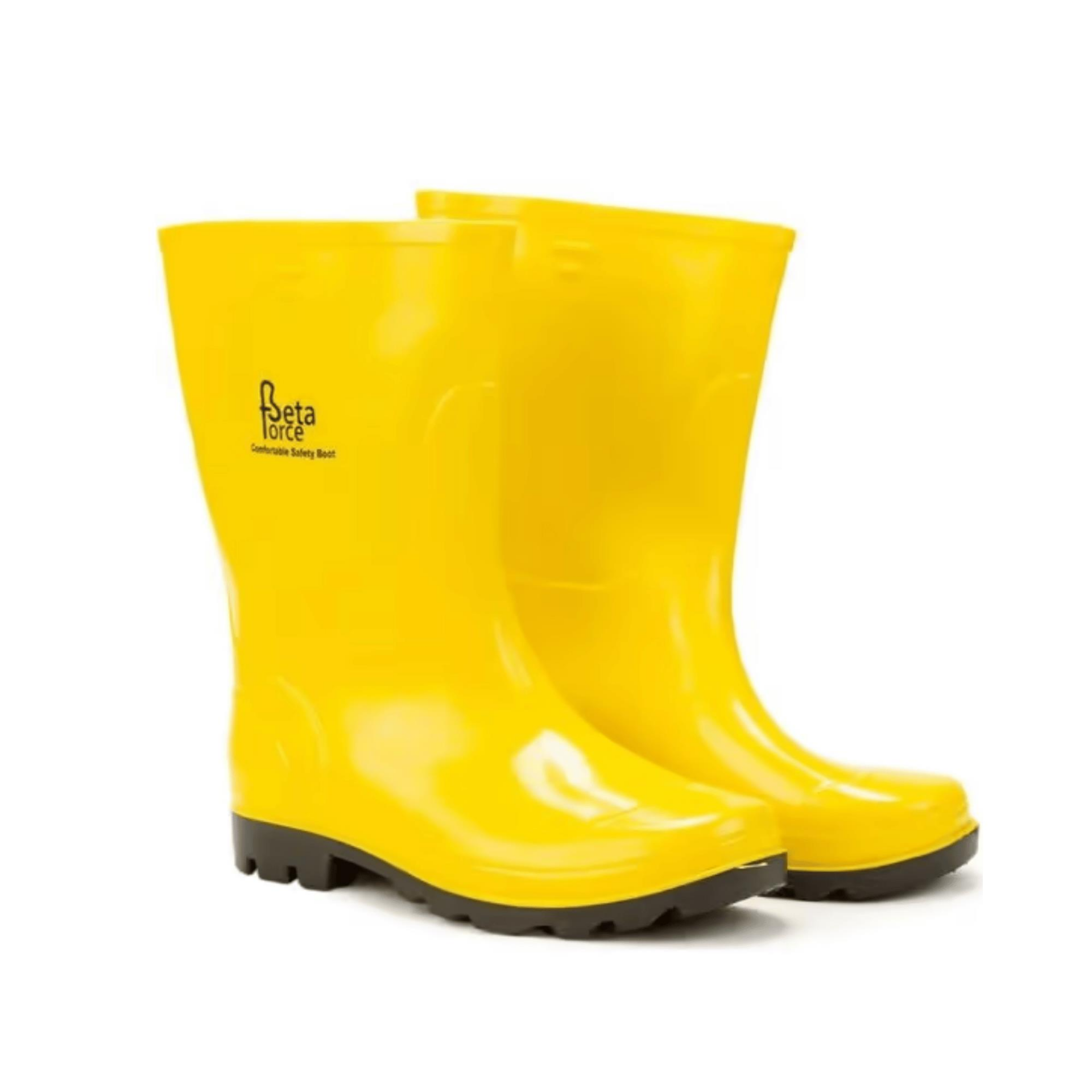 Beta Force S5 PVC Kısa Çizme Sarı