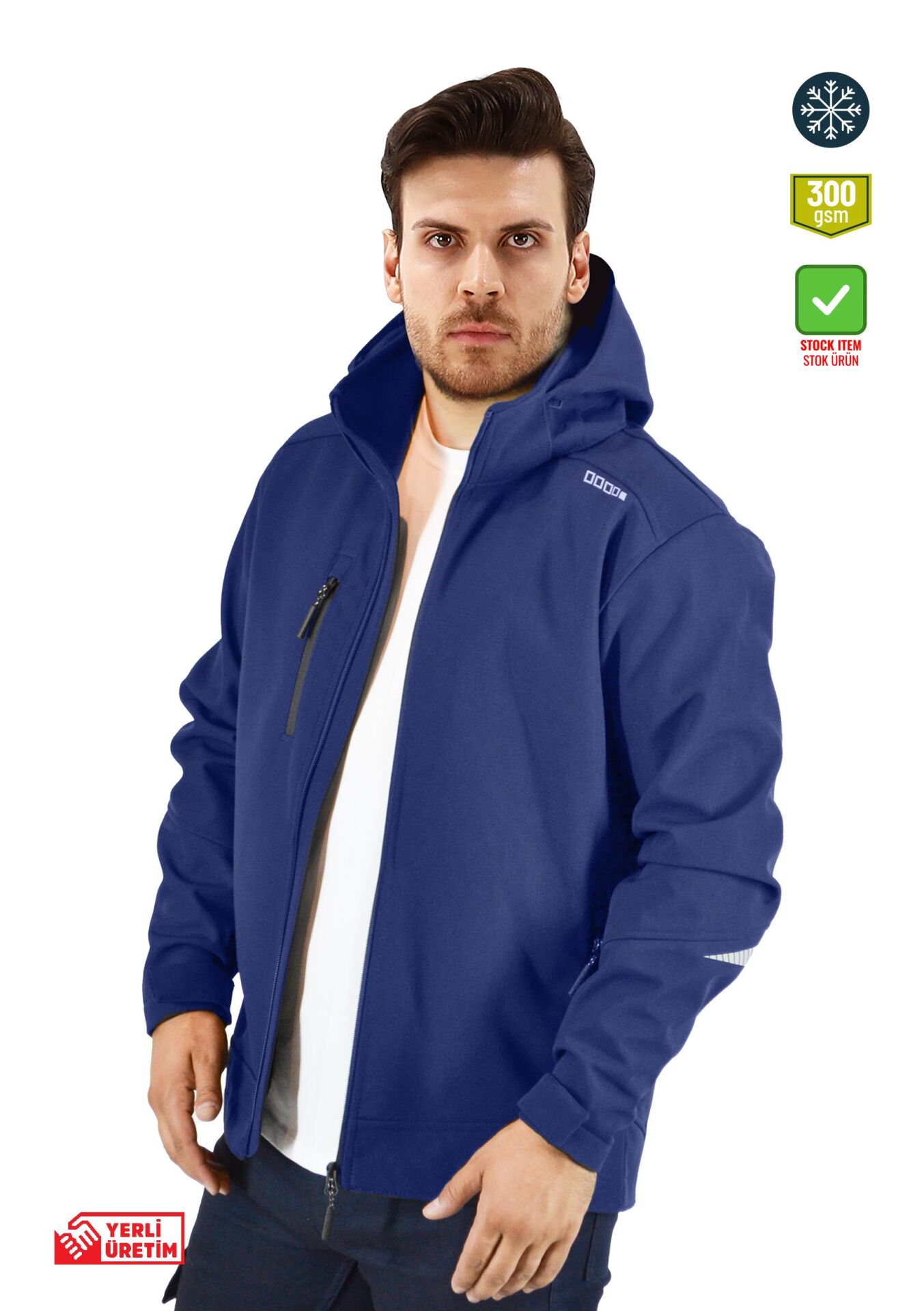 SafeSawa Rubi Softshell Mont Siyah Lacivert