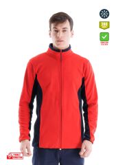 SafeSawa Alp Polar Ceket Lacivert Kırmızı