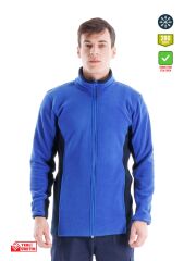 SafeSawa Alp Polar Ceket Saks Mavi Siyah