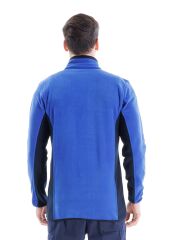 SafeSawa Alp Polar Ceket Saks Mavi Siyah