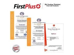 First Plus İlk Yardım Çantası Sarı Duvara Monte Aparatlı