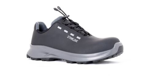 Starline STL-9020 S3 SRC Vidala Hakiki Deri Kompozit Burun Kevlar Ara Taban Akıllı Bağcıklı İş Ayakkabısı