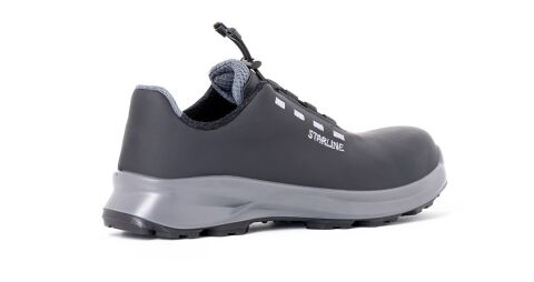 Starline STL-9020 S3 SRC Vidala Hakiki Deri Kompozit Burun Kevlar Ara Taban Akıllı Bağcıklı İş Ayakkabısı