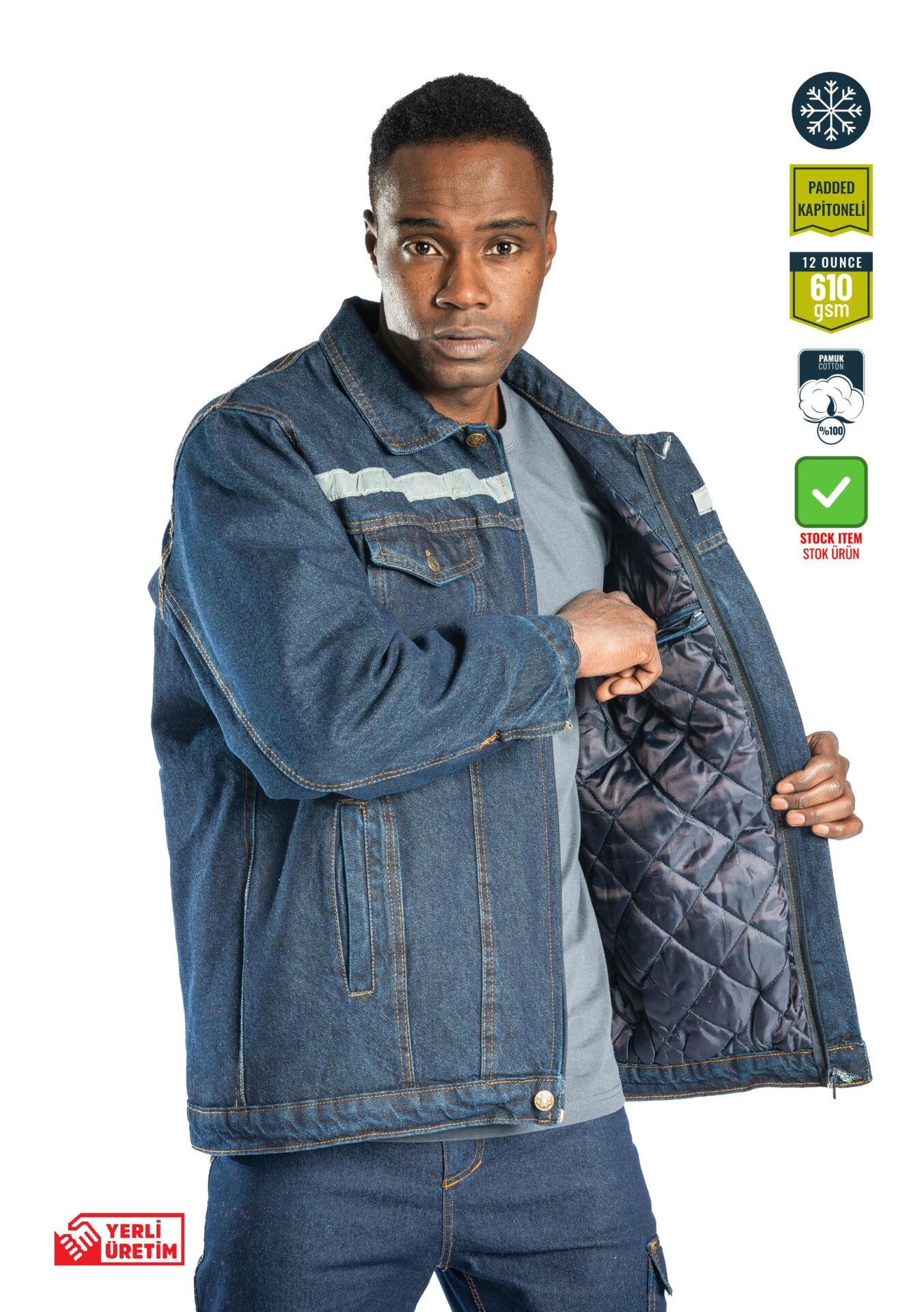 SafeSawa Ranger Kapitoneli Kot Mont Mavi