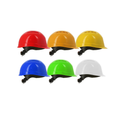 Starline 1470-AL Havalandırmalı Vizör ve Kulaklık Takılabilir Vidalı Baret Beyaz 53-65 cm