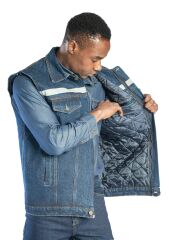 SafeSawa Ranger Kapitoneli Kot Yelek Mavi