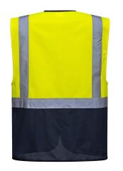 Bestvest Sarı Lacivert Reflektörlü Mühendis Yeleği