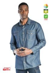 SafeSawa Ranger Kot Gömlek Mavi