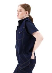 SafeSawa Texas Kot Yelek Mavi