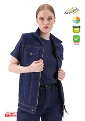 SafeSawa Texas Kot Yelek Mavi