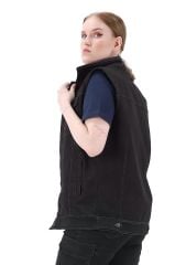 SafeSawa Texas Kot Yelek Siyah