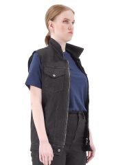 SafeSawa Texas Kot Yelek Siyah