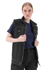 SafeSawa Texas Kot Yelek Siyah