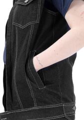 SafeSawa Texas Kot Yelek Siyah