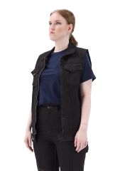 SafeSawa Texas Kot Yelek Siyah