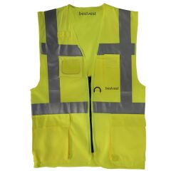 Bestvest Sarı Reflektörlü Mühendis Yeleği S