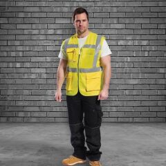 Bestvest Sarı Fileli Reflektörlü Mühendis Yeleği