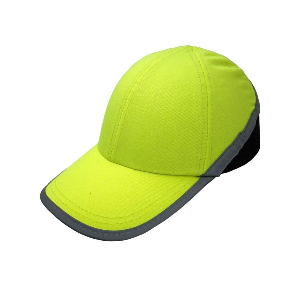 Essafe GE 1002 Hi-Vis Bump Cap Darbe Emici Şapka Kep Baret Reflektörlü Fosforlu Sarı