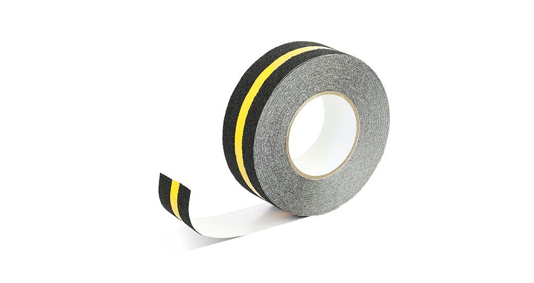Starline Kaydırmaz Bant / Sarı Siyah Düz 50mm x 15mt