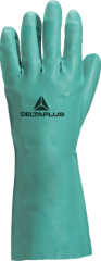 Delta Plus Ve802 Nıtrex Evolution Pamuk Floklu Nitril Kimyasal Eldiven 33 Cm