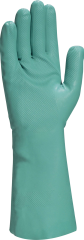 Delta Plus Ve802 Nıtrex Evolution Pamuk Floklu Nitril Kimyasal Eldiven 33 Cm