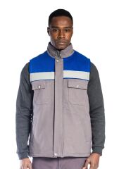 SafeSawa Oscar Yelek Gri Saks Mavi